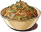 cold asian noodles